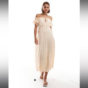 Floral Off-Shoulder Dress